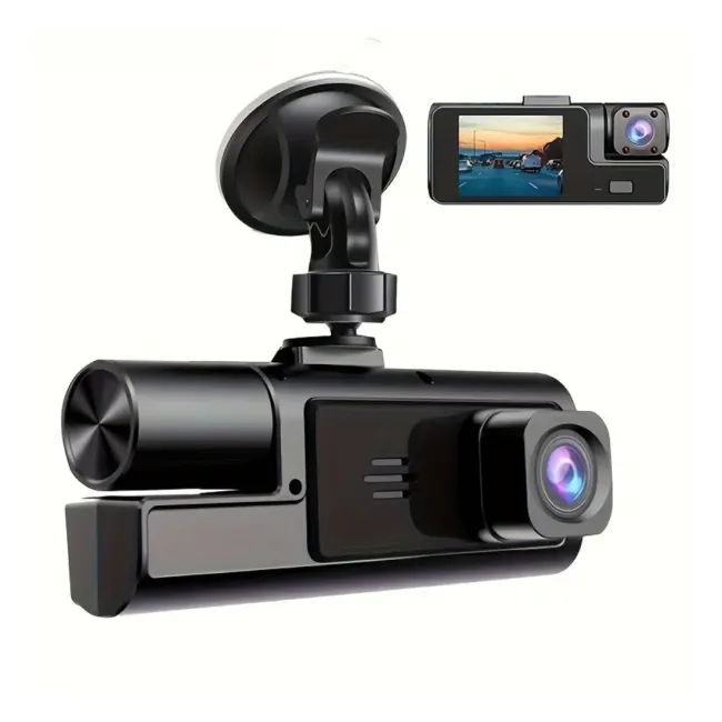 Câmera Veicular ClarityDrive -  Visão Frontal, Interna e Traseira