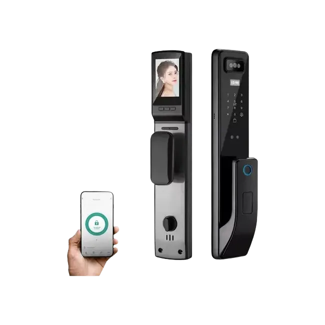 Fechadura Eletrônica Digital Com Biometria Senha Touch True