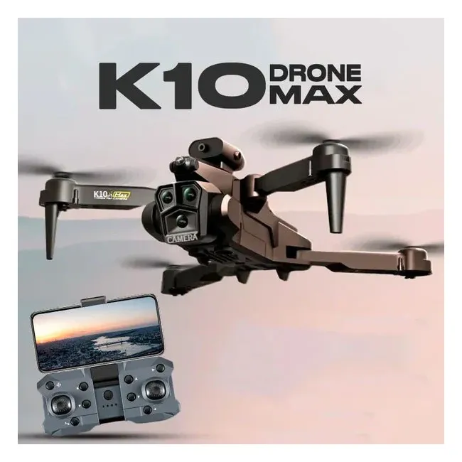 Drone Profissional com Câmera 8K UltraHD Gps Wifi e Desvio Automático - K10 Max
