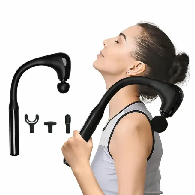 Pistola Massageadora Longa 12 Velocidades Alívio Total