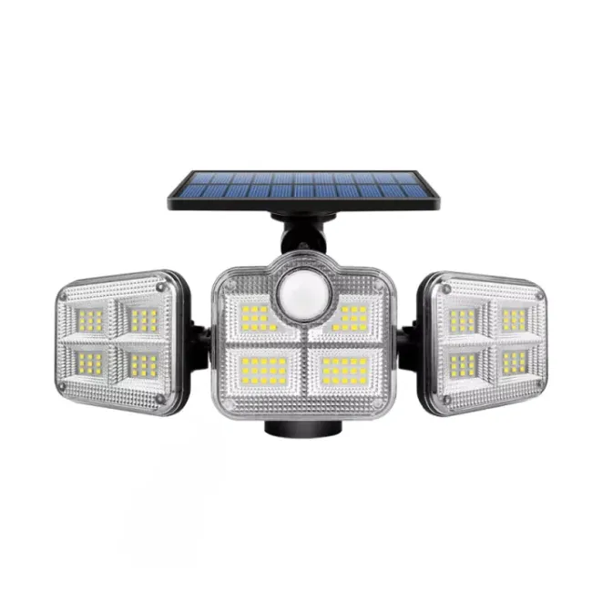 Refletor Led Solar -  3 Cabeças de 800W - FlashSolar