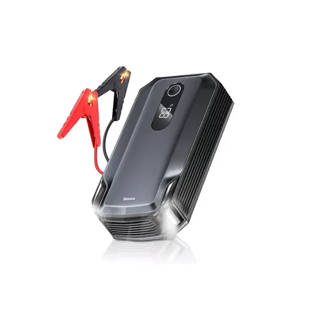 Auxiliar De Partida C/ Powerbank E Lanterna Baseus 10000 Mah