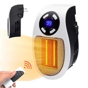 Aquecedor Elétrico Portátil para Tomada 900W - WarmEase - Bivolt